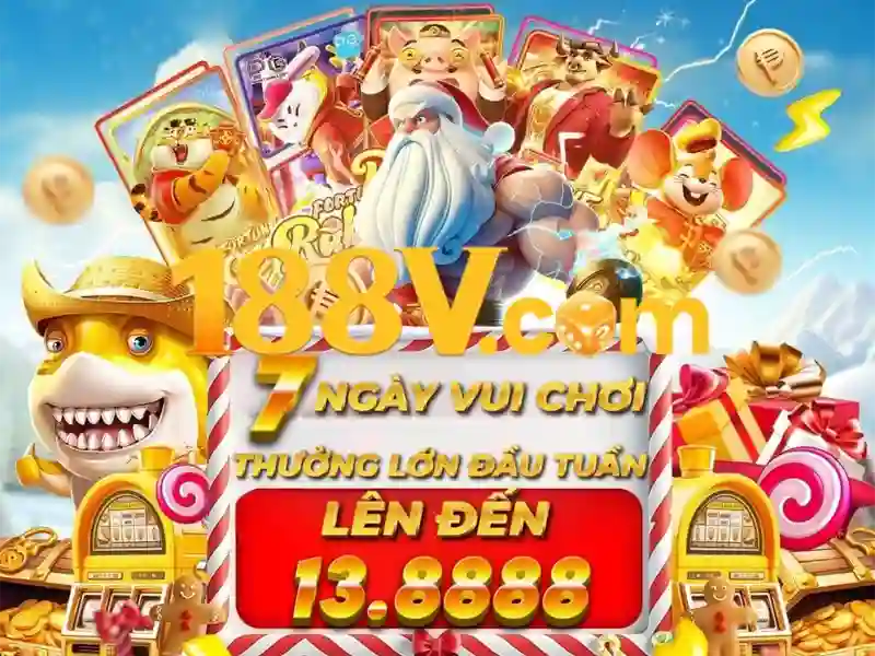 Giao diện sảnh game bắn cá 188v sống động và hiện đại